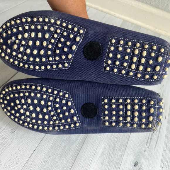 Del Toro Navy Blue Loafers Size 11 - Picture 7 of 10